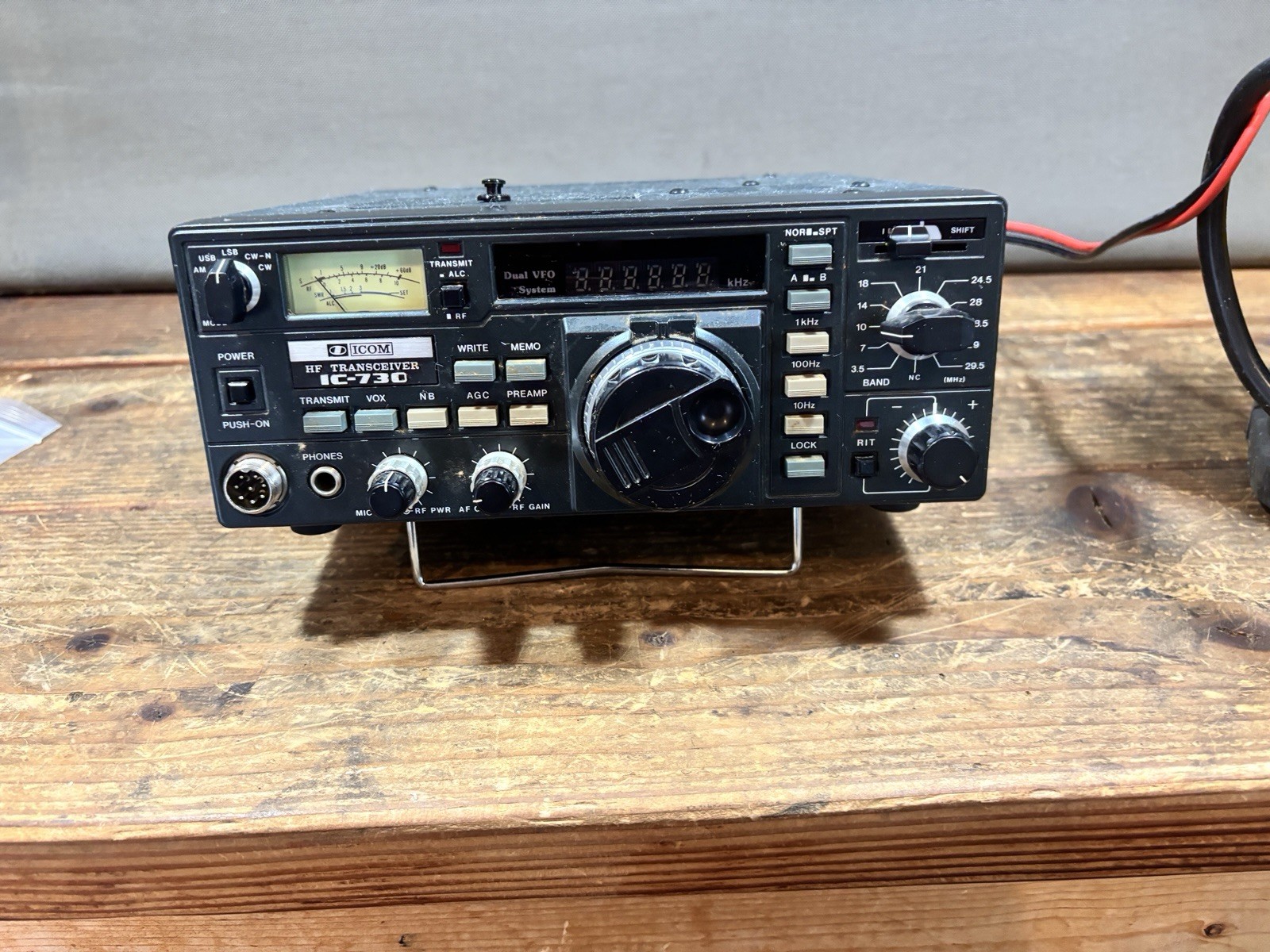 Icom IC‑730 HF Transceiver FL‑30 CW Filter Installed Clean Working Original Box