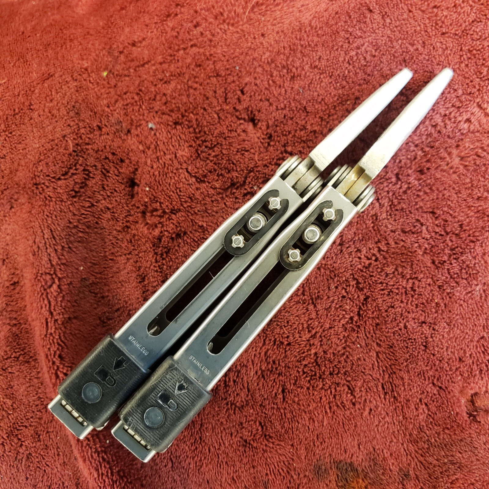 🔪 Lot 2 Gerber Multi Tool MP600 multiplier, drop point blade read