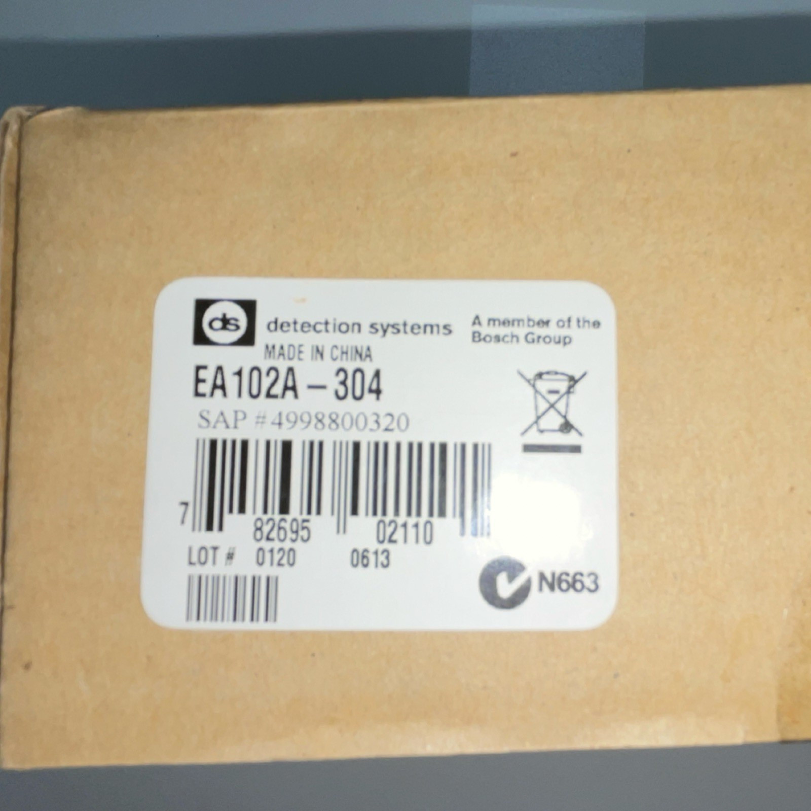 Detection Systems Bosch EA102A-304 Alarm Accessory – Model EA102A-304 New Sealed