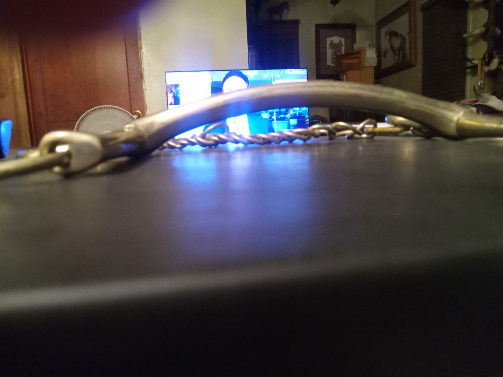 used loose cheek Pelham bit 5 3/4 in mullen mouth stainless