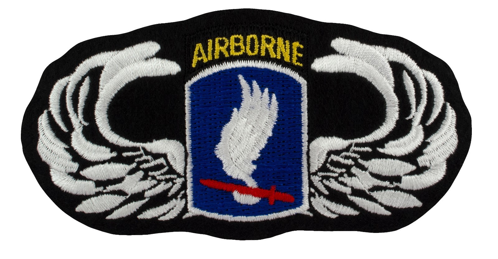 173rd Airborne Division Wings Patch (068)4 1/2" x 2 1/2" Embroidered Patch 19432