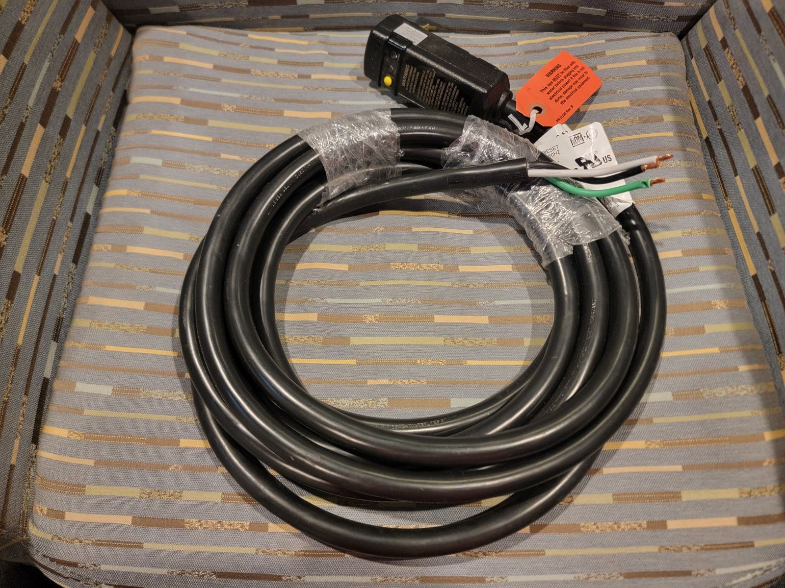 GFCI Hot Tub Power Cord 20 Amp 120 volt 115v 18 Foot Outdoor Spa Jacuzzi GFI