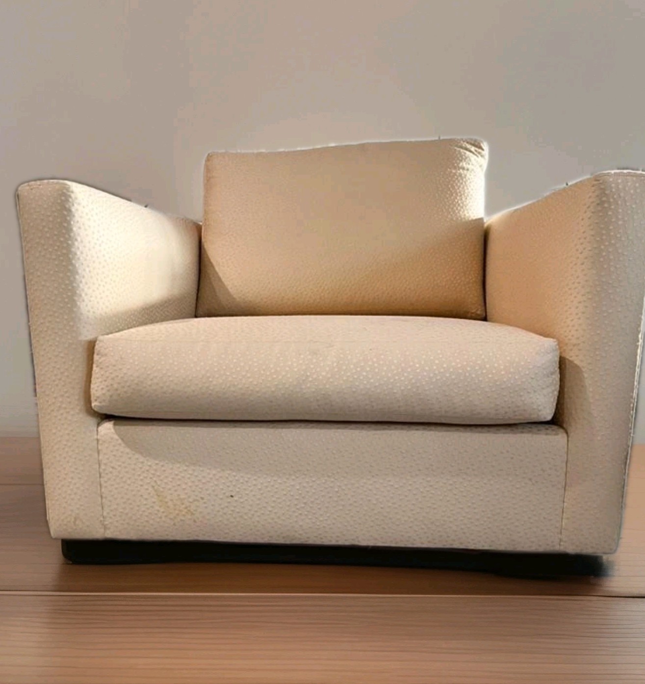 Pair Of Custom Probber Swibel Cube Chairs - From The Frank Lloyd Wright -60%off