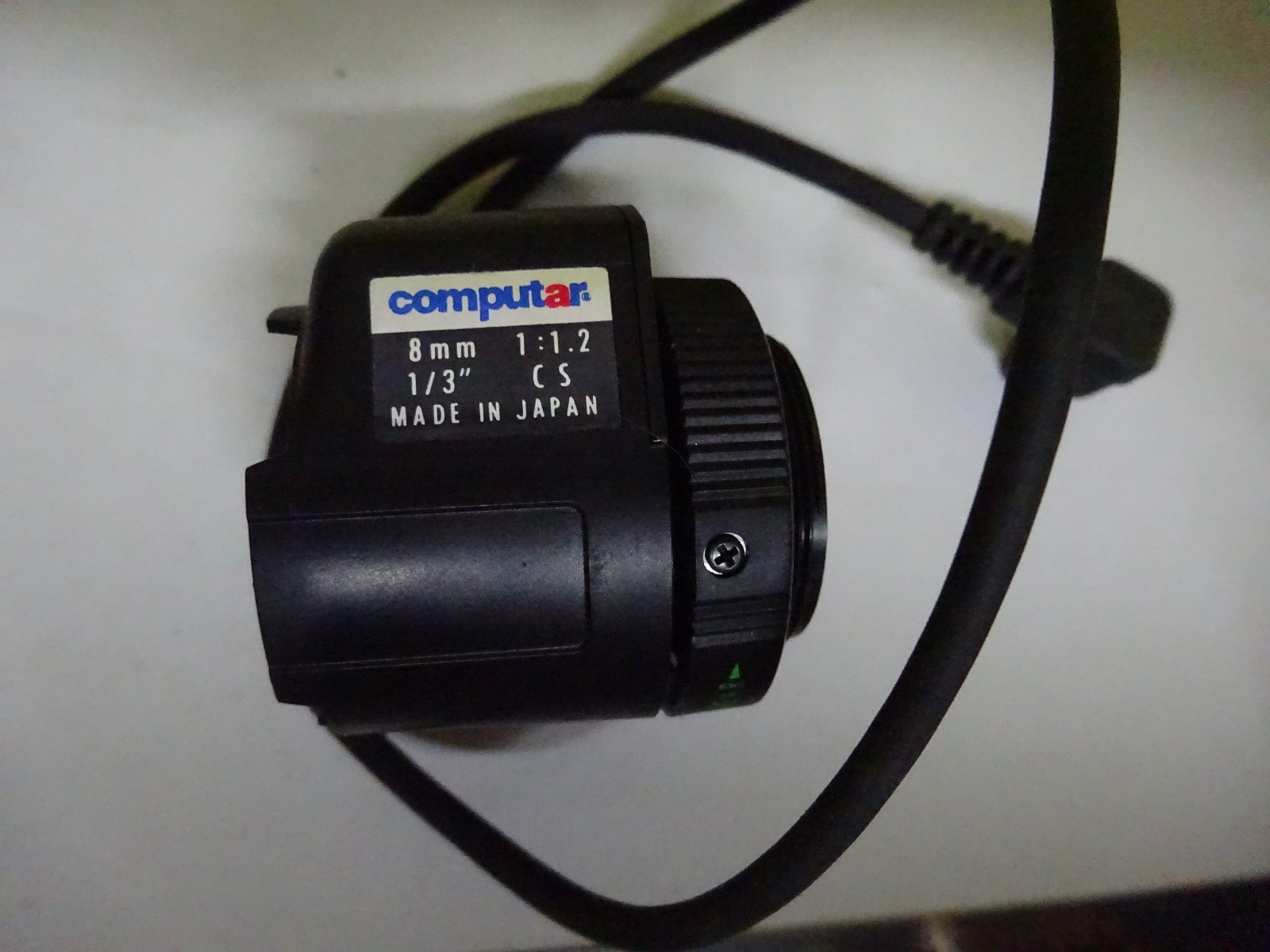 MICROSCOPE PART OPTICAL COMPUTAR 8 mm TV LENS CAMERA OPTICS AS IS BIN#P7-14
