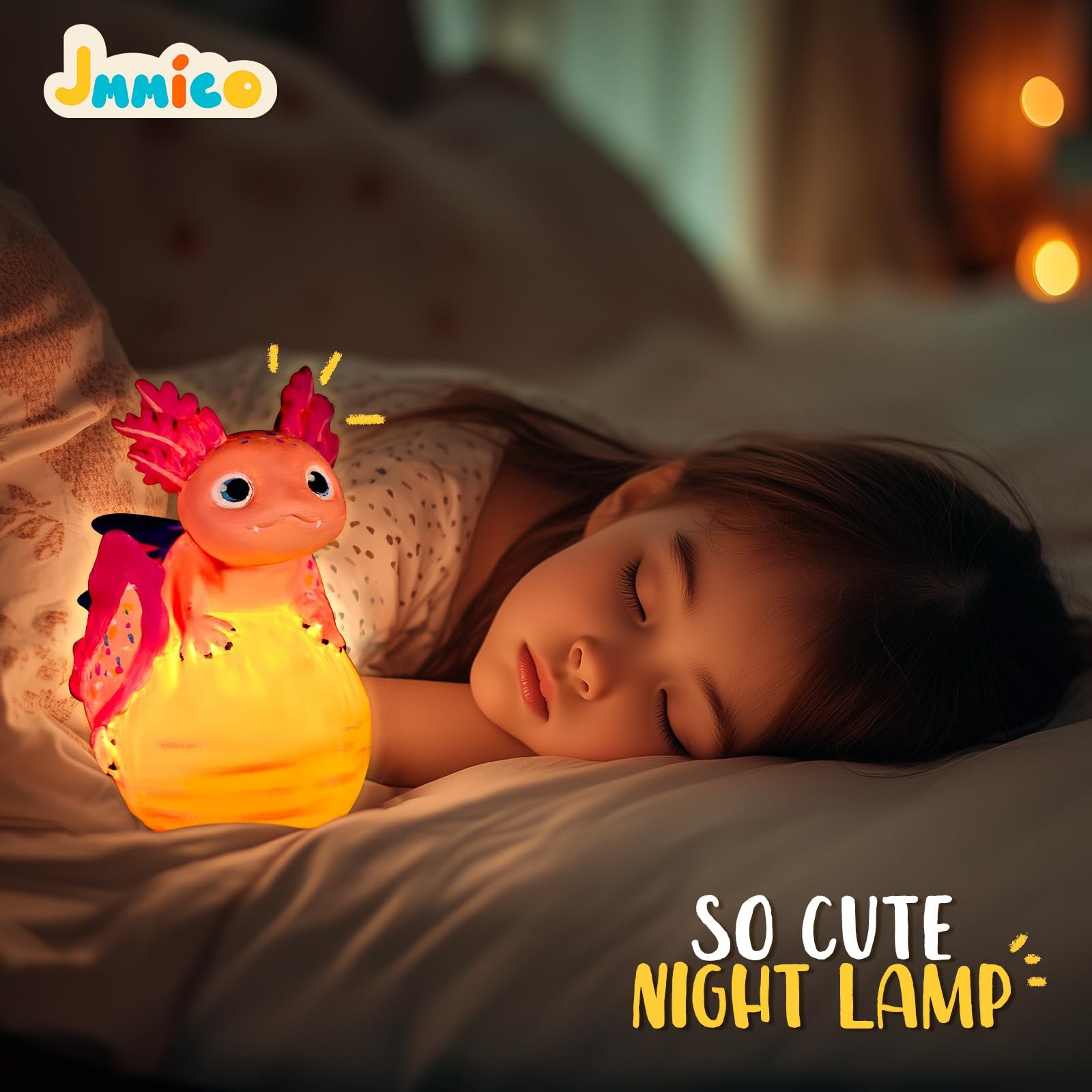 Paint Your Own Axolotl Lamp Kit, Axolotl Crafts Night Light, Arts and Crafts ...