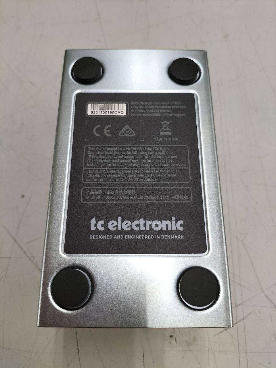 Tc Electronic Afterglow Chorus Effector