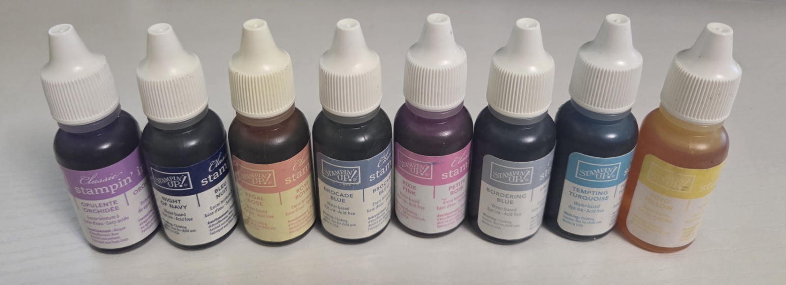Stampin' Up! Ink Refill Reinker Classic .5fl oz bottles YOU CHOOSE COLOR!