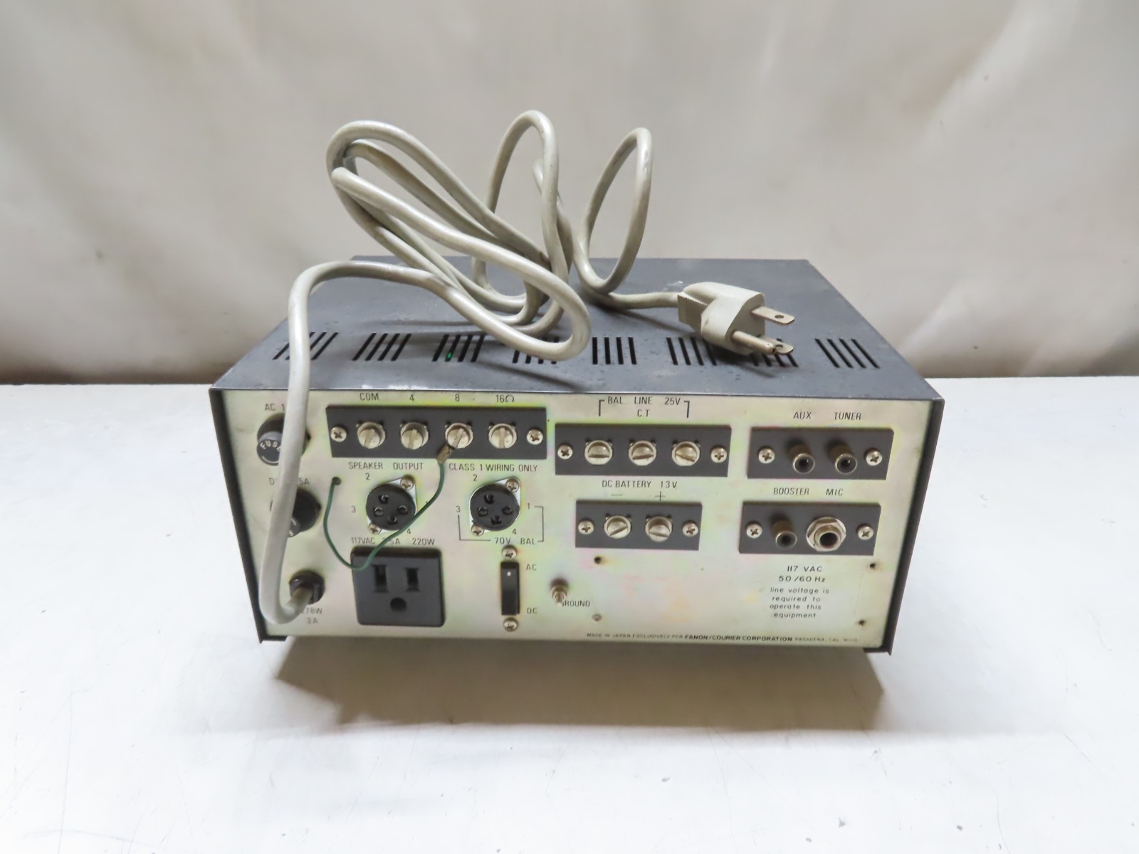FANON Power Plus-15 Professional Power Amplifier. Tested.