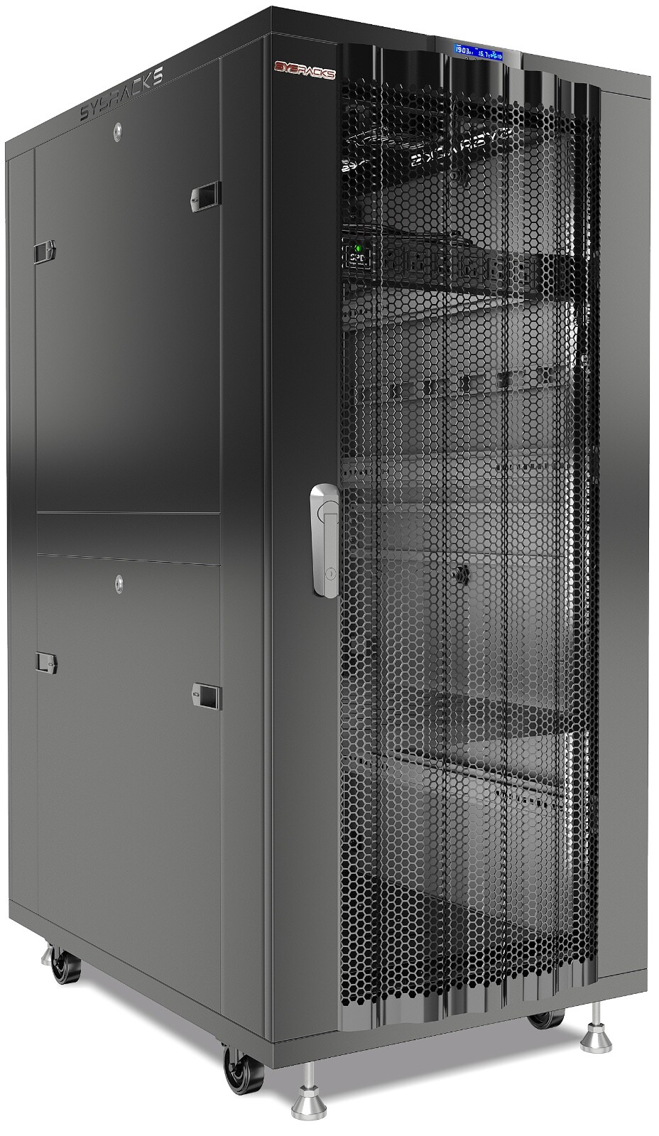 Sysracks 32U 32'' Deep IT Network Data Server Rack Cabinet Mesh Vented Door