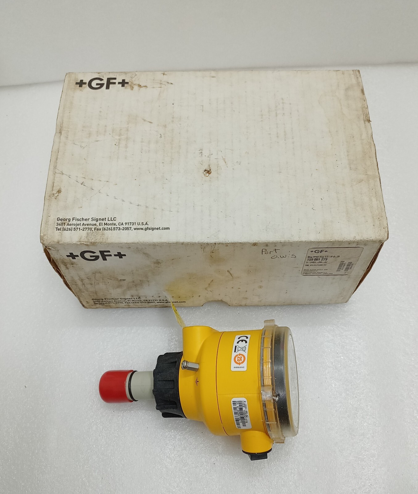 Georg Fischer Signet Magmeter ORCA Flow Sensor Type 2551 32551P042