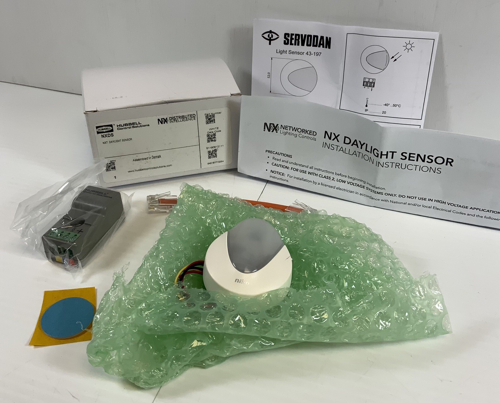 New HUBBEL NXDS NXT Daylight Sensor