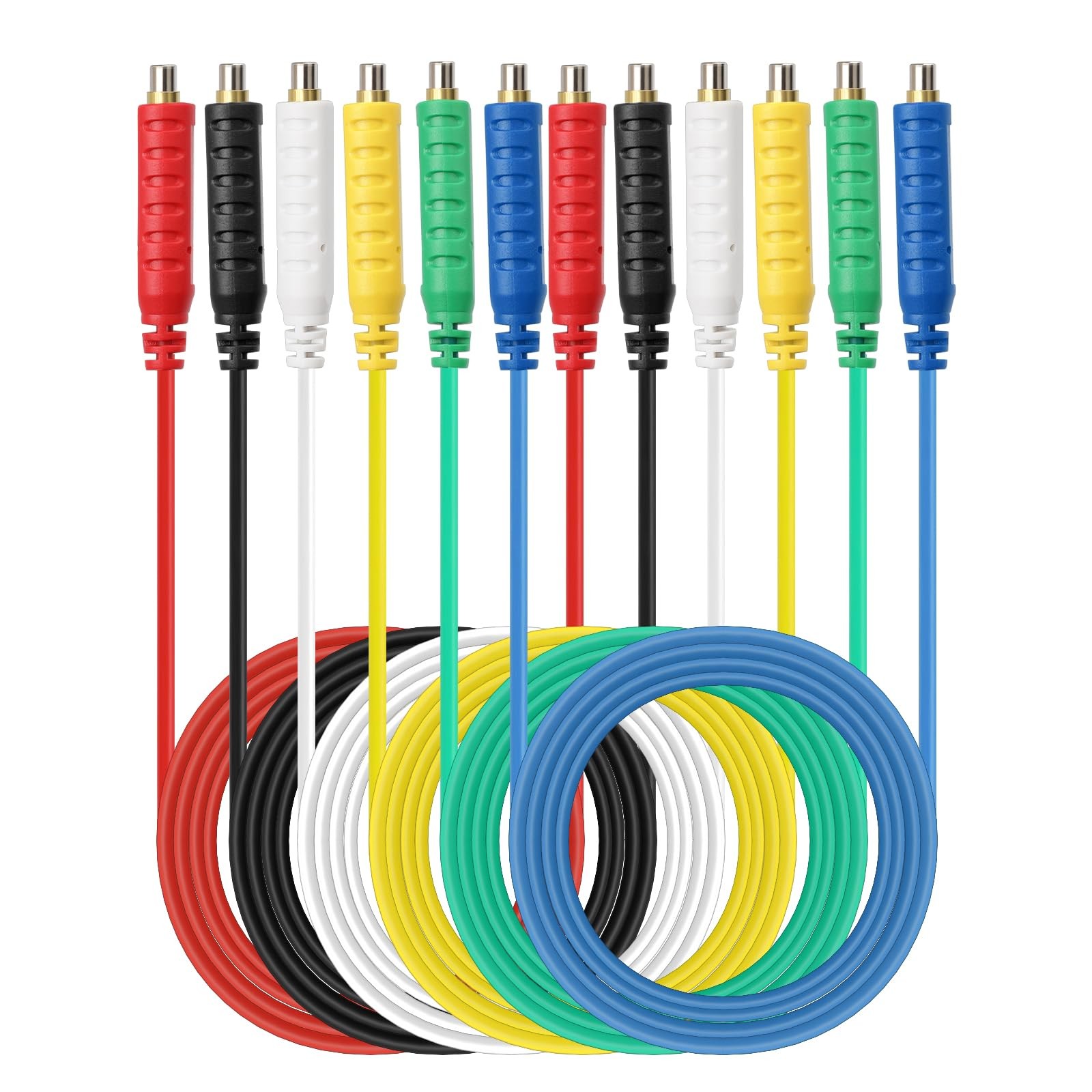 Magnetic Jumper Wires - 6pc Silicon Soft Flexible Magnetic Leads for Testing ...