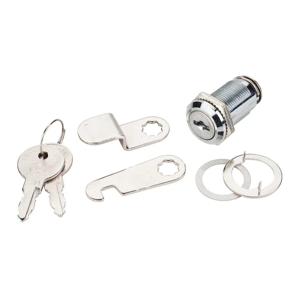 6-Case Pack – 78739CH 1-1/2" Cam Lock Keyed Alike – Chrome Finish