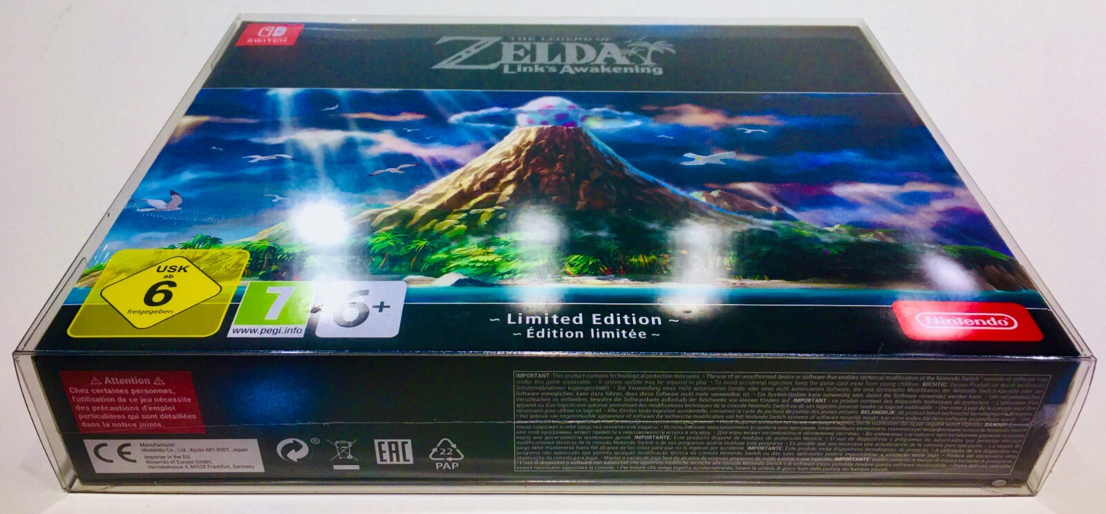 1 Box Protector For ZELDA LINKS AWAKENING EU EDITION Nintendo Switch Case