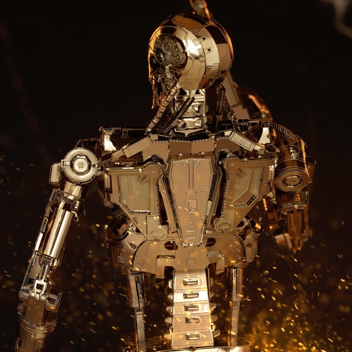 Fascinations Premium ICONX Terminator T-800 Endoskeleton Metal Earth Model Kit
