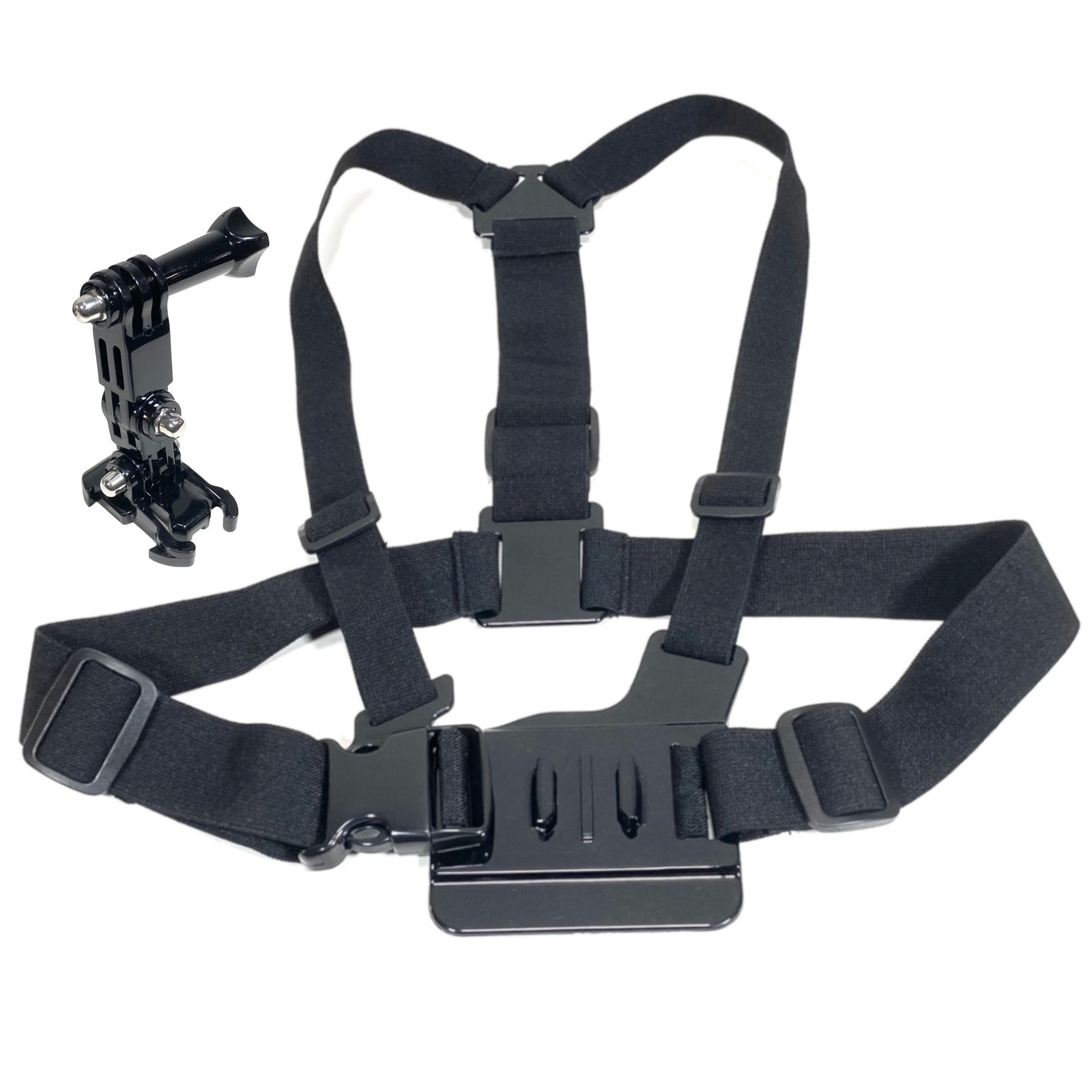 Refuelergy For GoPro 3-Way Arm Elastic Chest Strap with 3-Way Adjustment Base