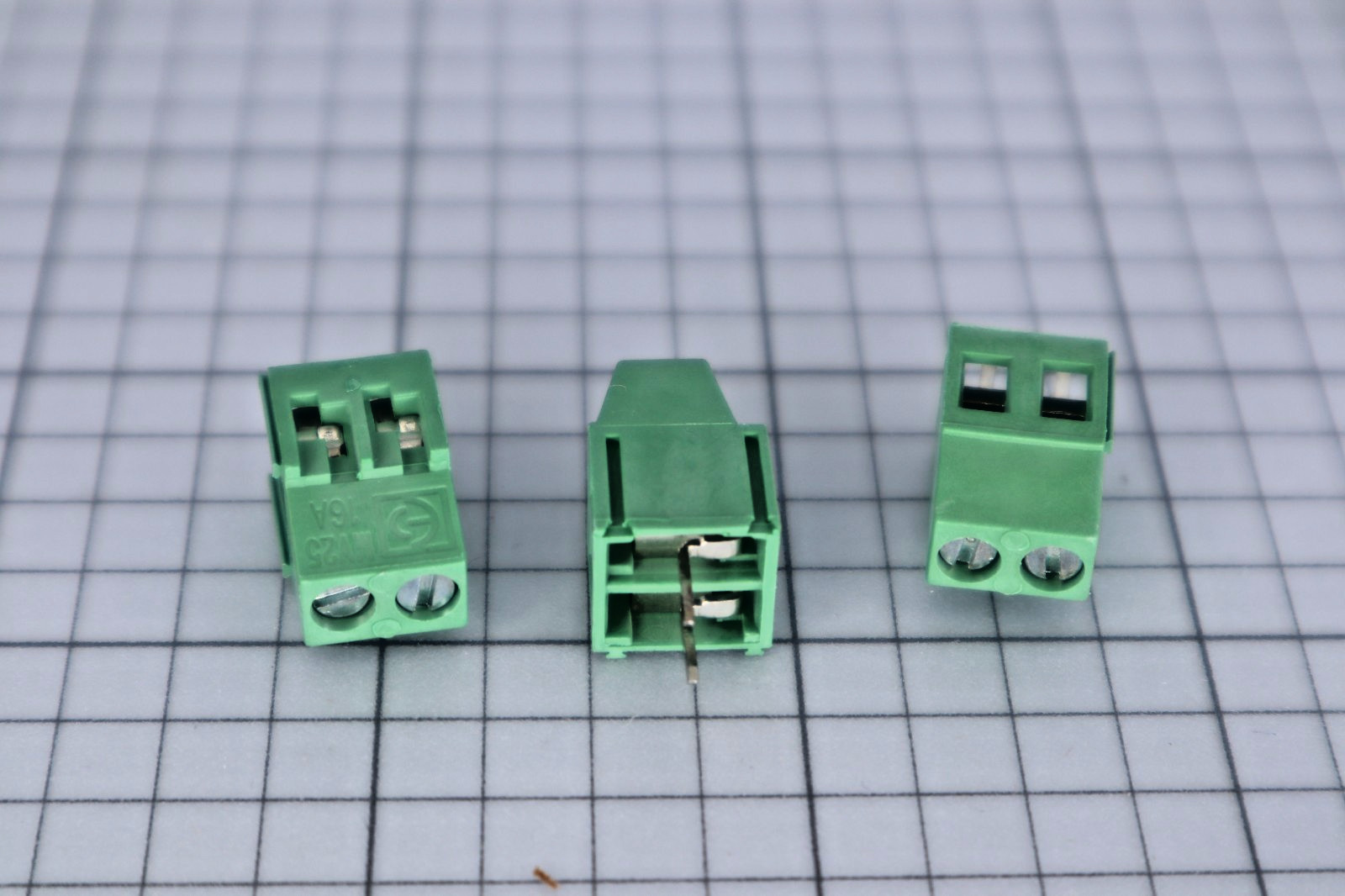 *Lot of 10* Altech MV-252 Terminal Block Fixed PCB 2 Pole 1.5A 300V