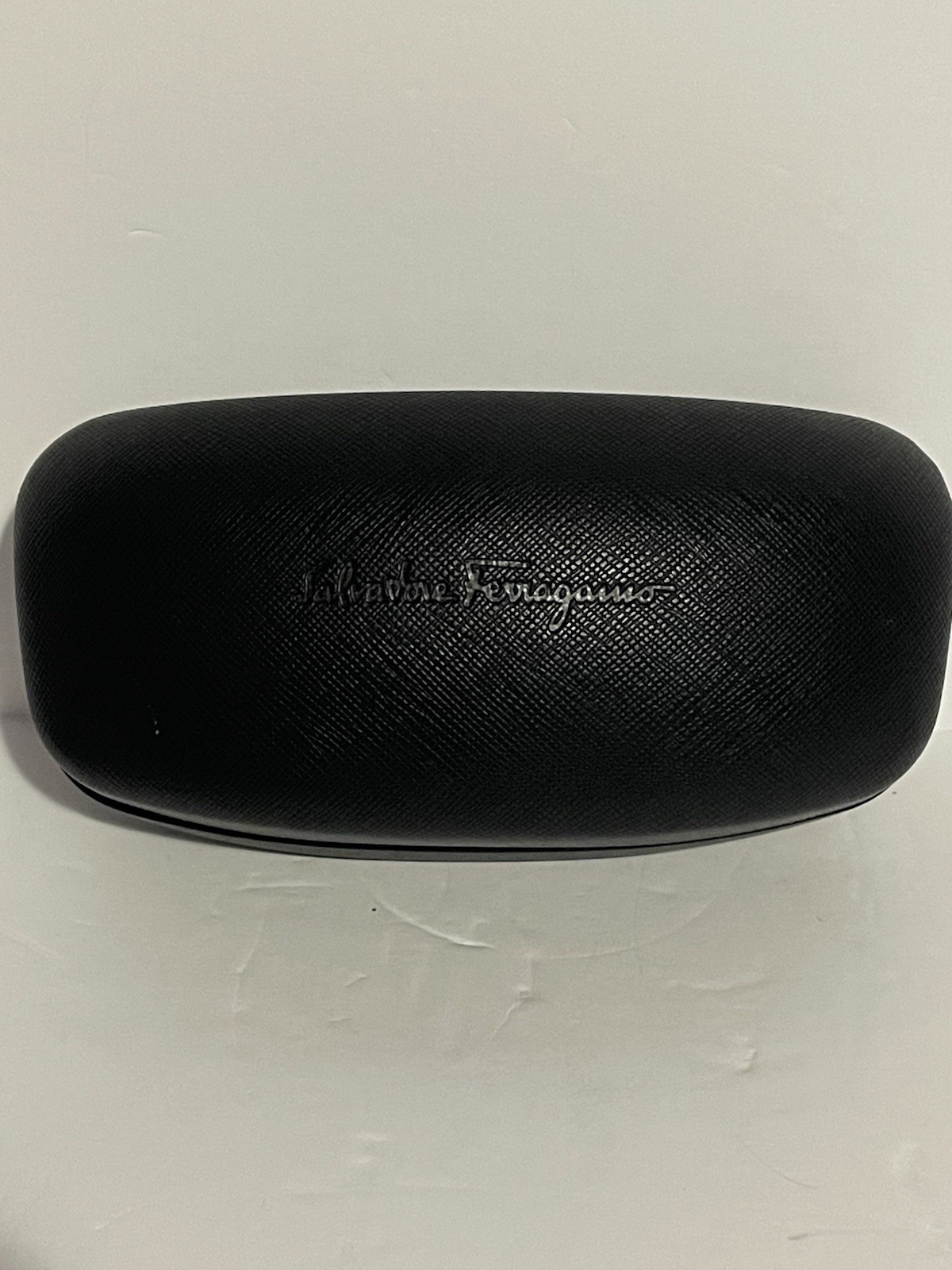 Salvatore Ferragamo Eyeglass Case Unisex Black Hard Shell Sunglasses