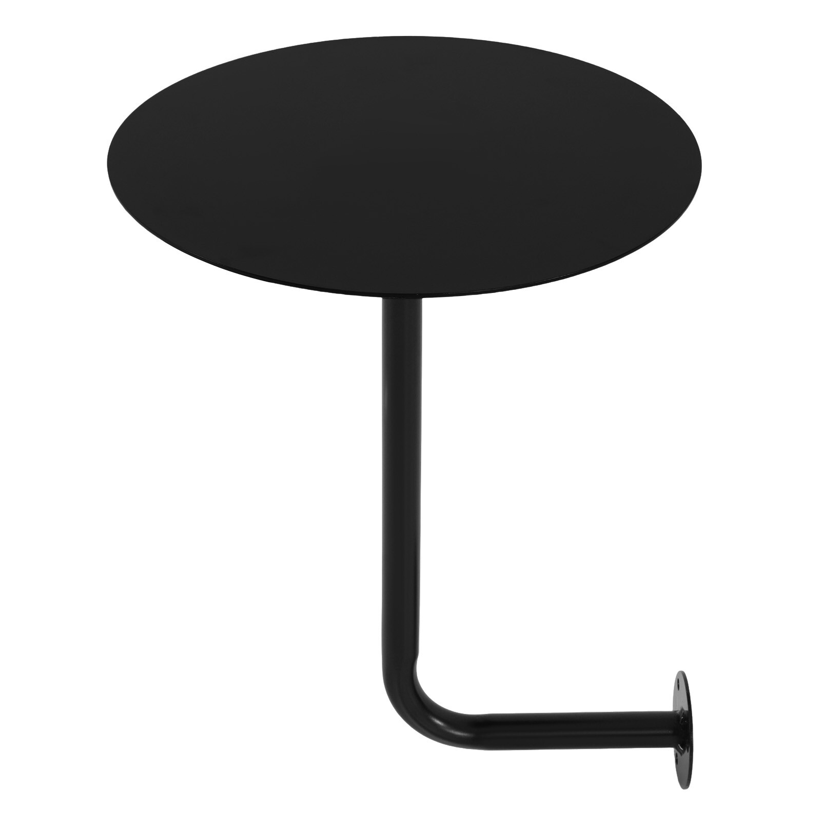Modern Iron Round Wall Table for Cafes & Home Kitchen 35x45cm