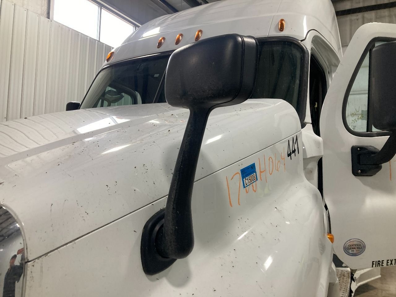 2008-2021 Freightliner CASCADIA Left/Driver Hood Mirror - Used