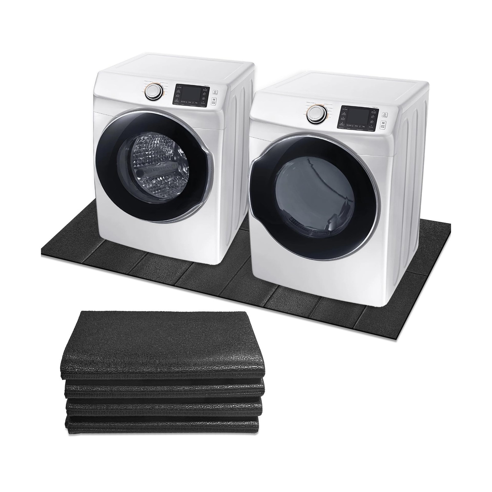 Washer Dryer Anti-Vibration Mat 62.9 * 29.5 Inches Foldable Rub... FAST USA SHIP