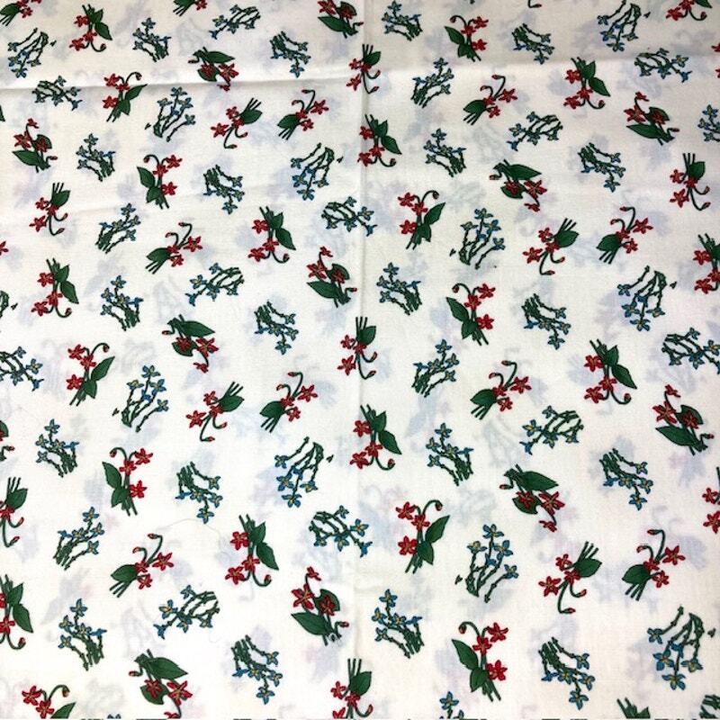 Flower Friends Moda Cotton on Beige to quilt or sew 100% cotton 1.75 yards