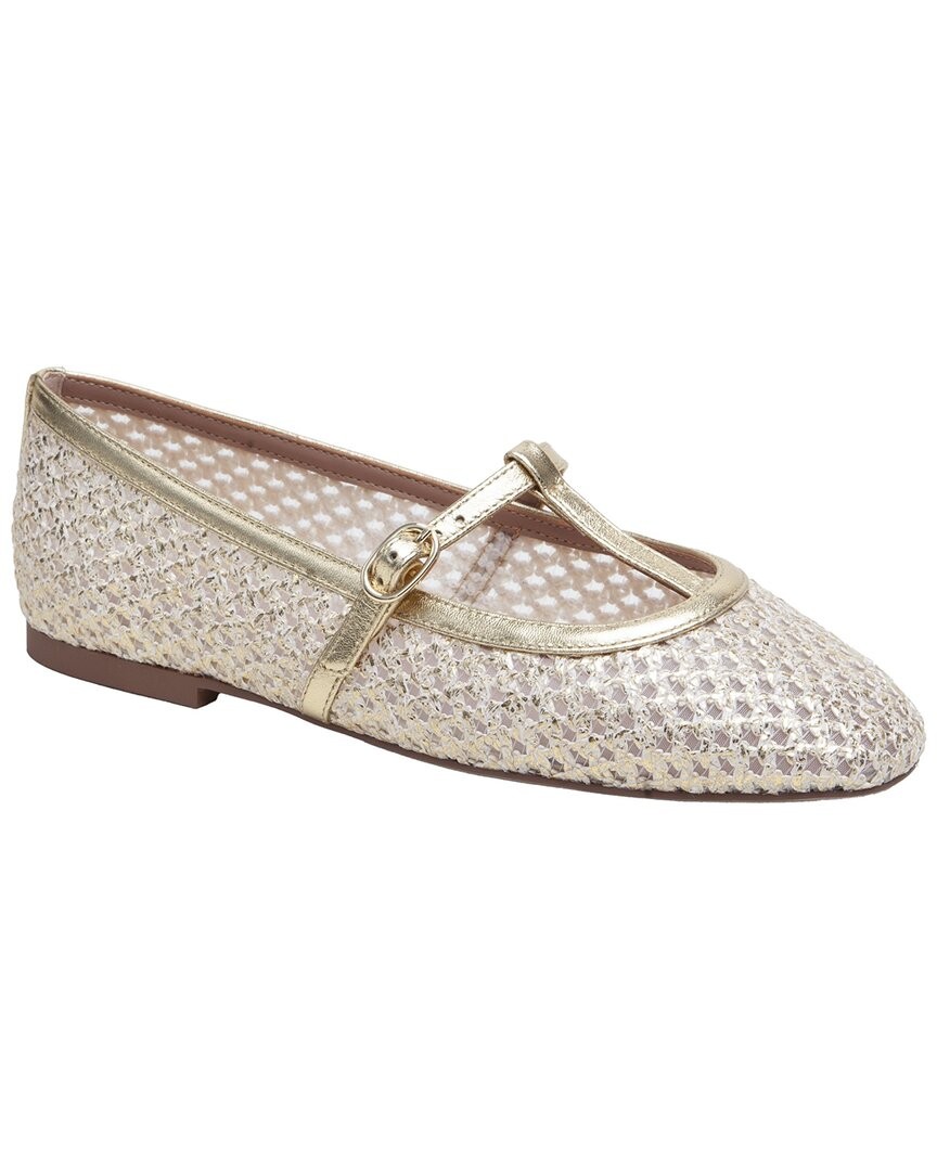 Linea Paolo Monet-L Raffia & Leather Flat Women's