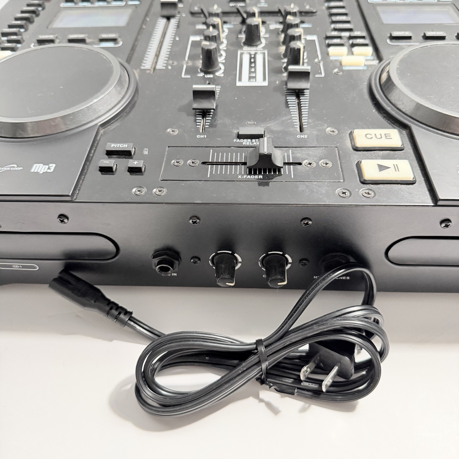 Edison Scratch 2500 MKIV Professional Dual CD USB MP3 DJ Audio Mixer UNTESTED