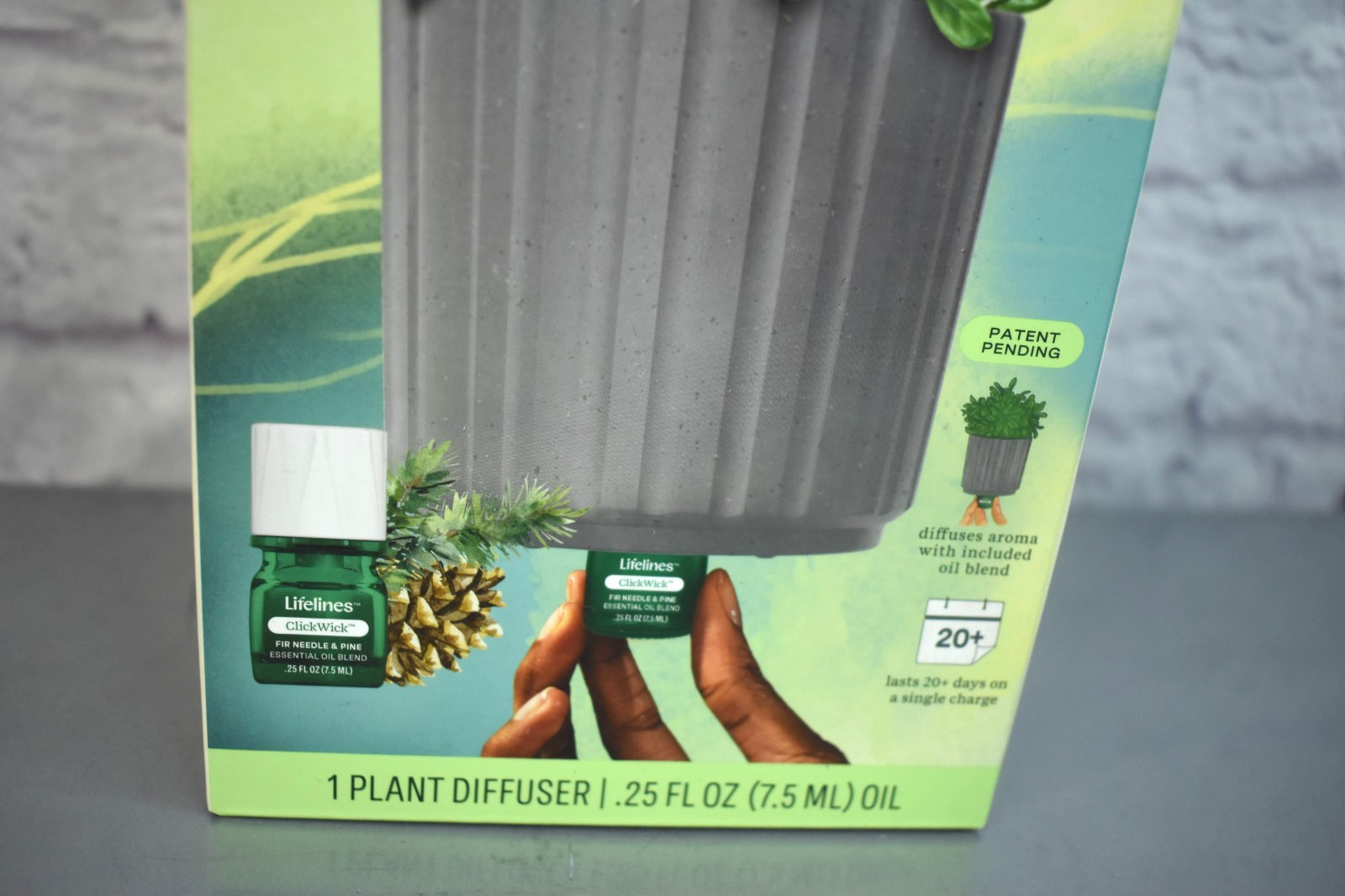 Lifelines Plant Diffuser Boxwood - Gray NEW