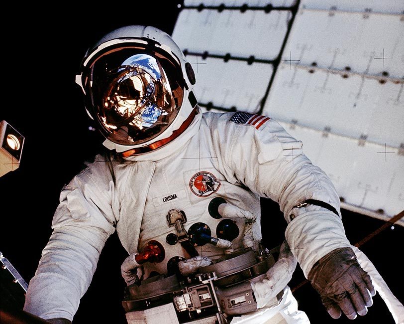 NASA ASTRONAUT JACK R. LOUSMA EVA SKYLAB 3 8x10 GLOSSY PHOTO PRINT