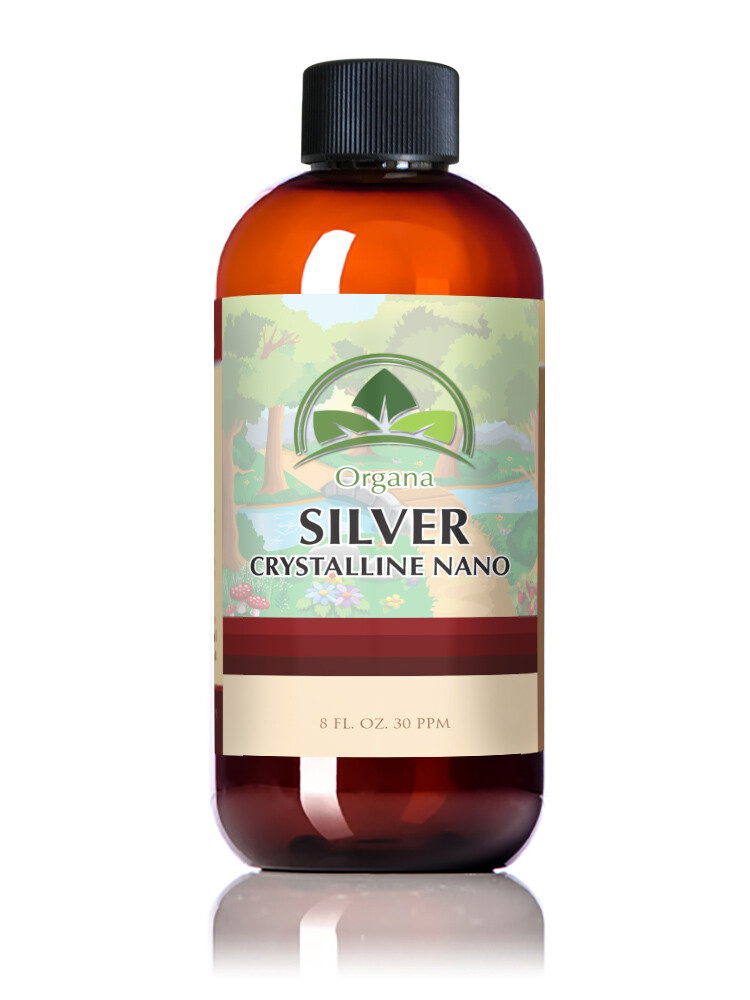 Organa BEST Nano Colloidal Silver 30 PPM Liquid Daily Mineral Supplement