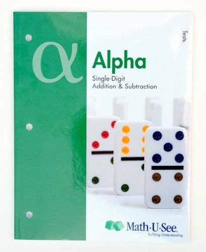 Alpha Single-Digit Addition & Subtraction Tests - Paperback - GOOD