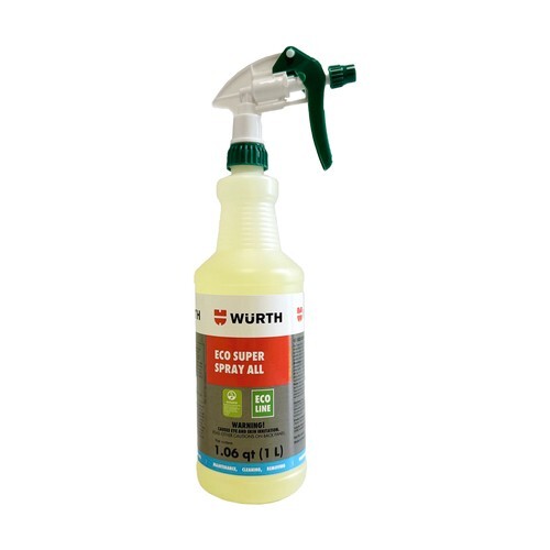 Wurth ECO Super Spray All 1L Eco-Friendly Multi-Purpose Cleaner with Pump Spray
