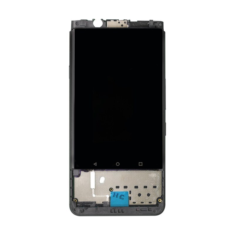 LCD Frame Assembly for BlackBerry Keyone Black Premium Replacement Screen