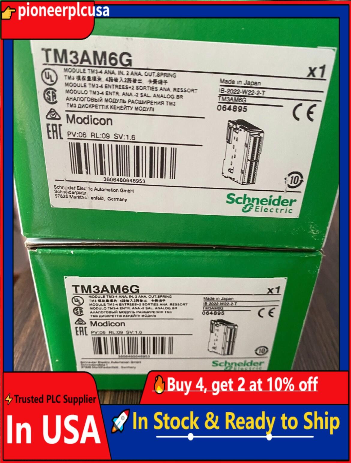 For   plc module TM3AM6G With box US Free TAX