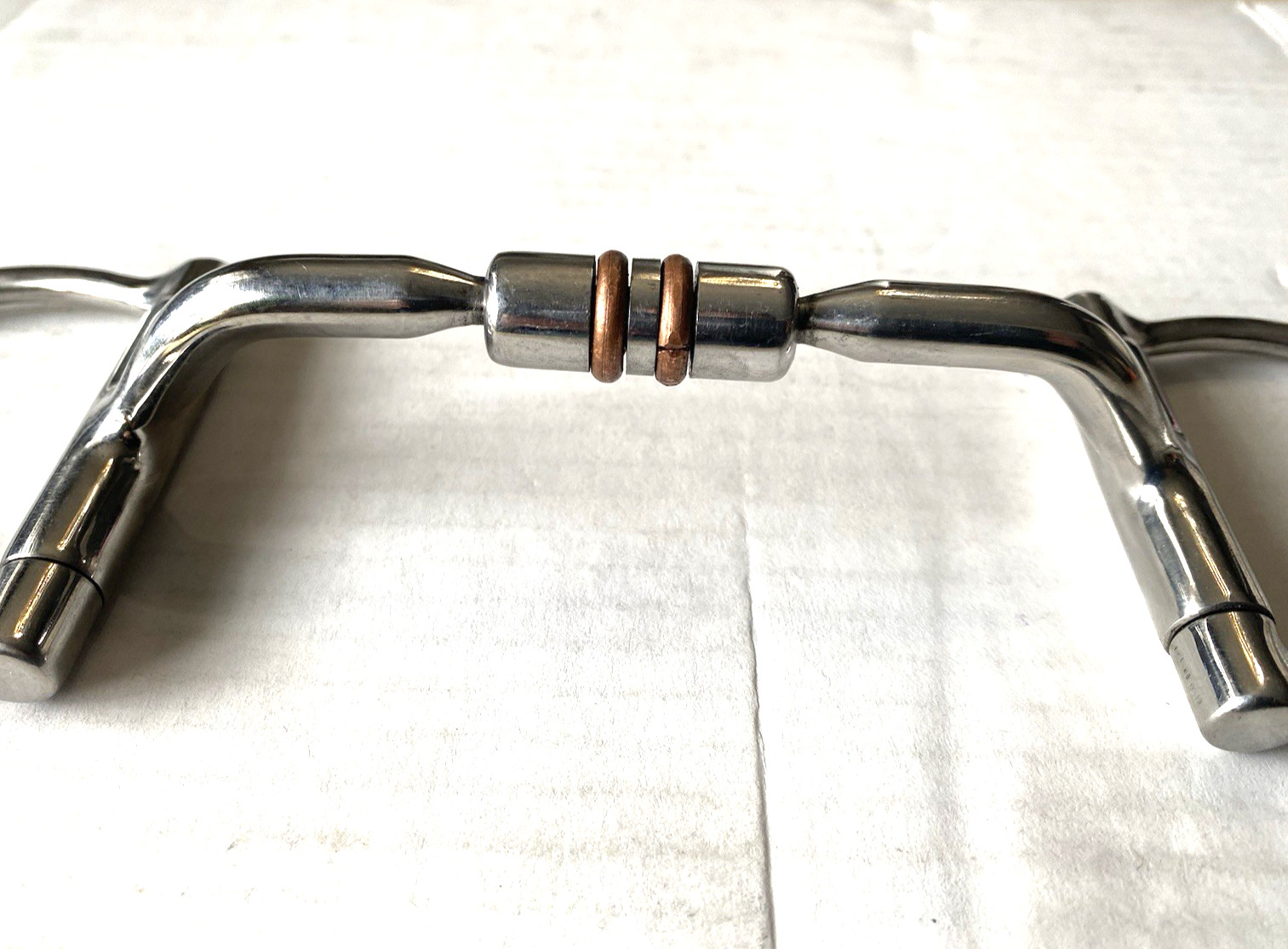 5" stainless offset dee bit w/copper wrapped roller barrel center