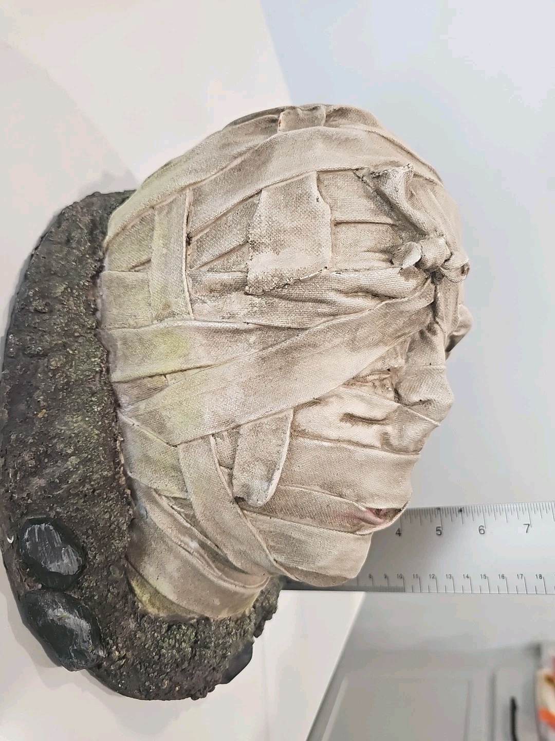 Mummy Head Prop Decor Decroative Halloween ⭐️⭐️FREE SHIPPING ⭐️⭐️