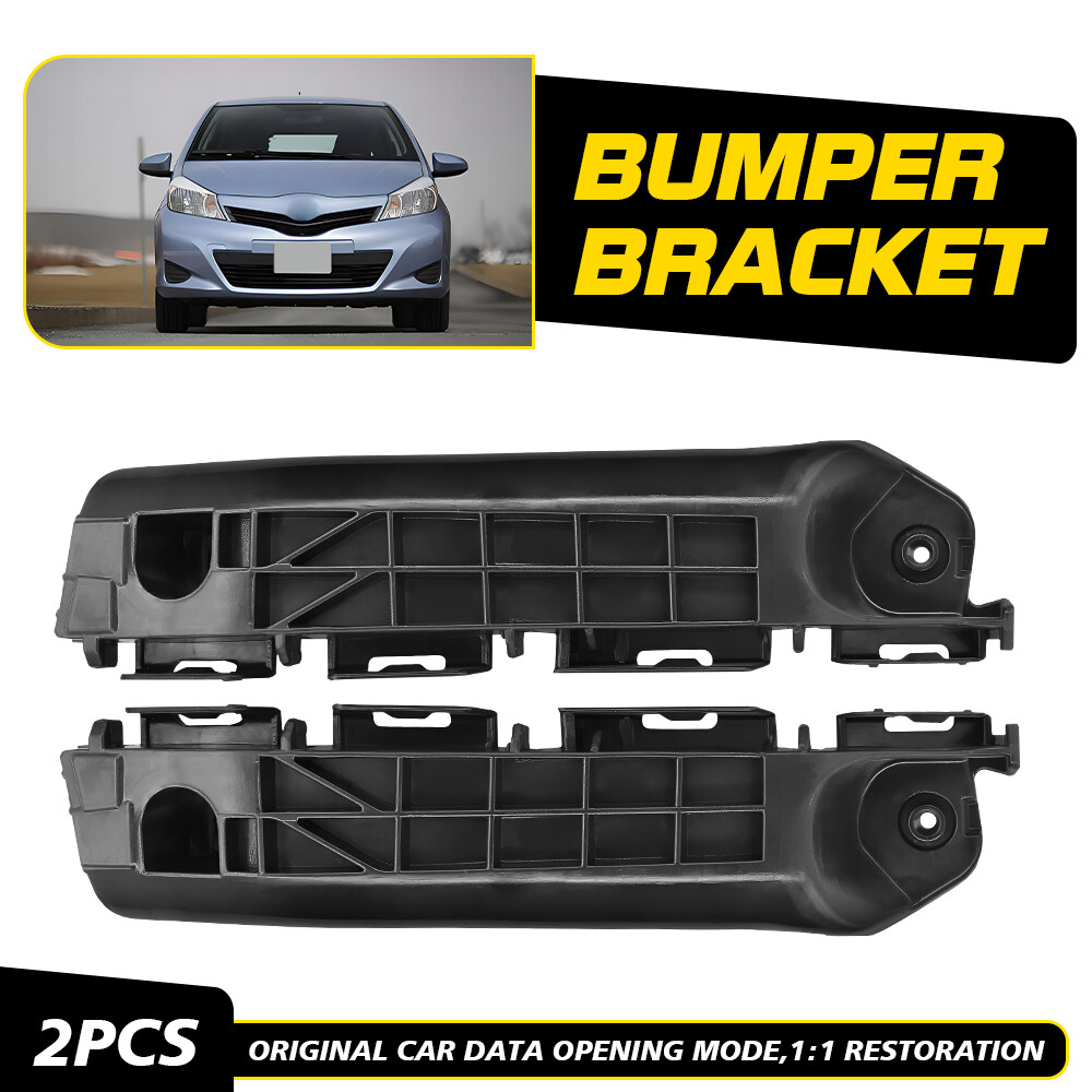 Fit For 2012-2014 Toyota Yaris Hatchback Front Bumper Bracket Right & Left Pair