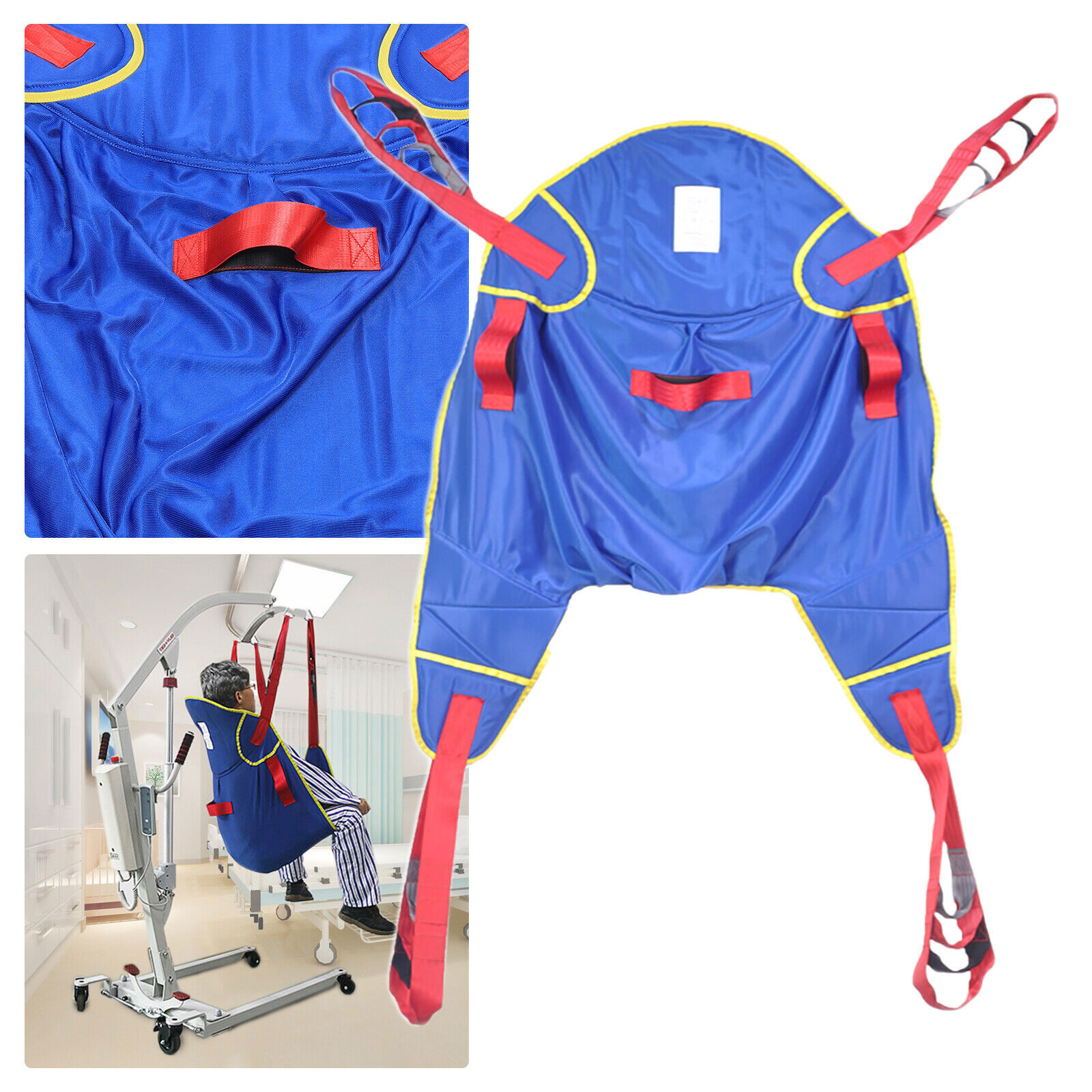 Comfortable Patient Lift Sling Full Body Protective Hoyer Drive Transfer Belt