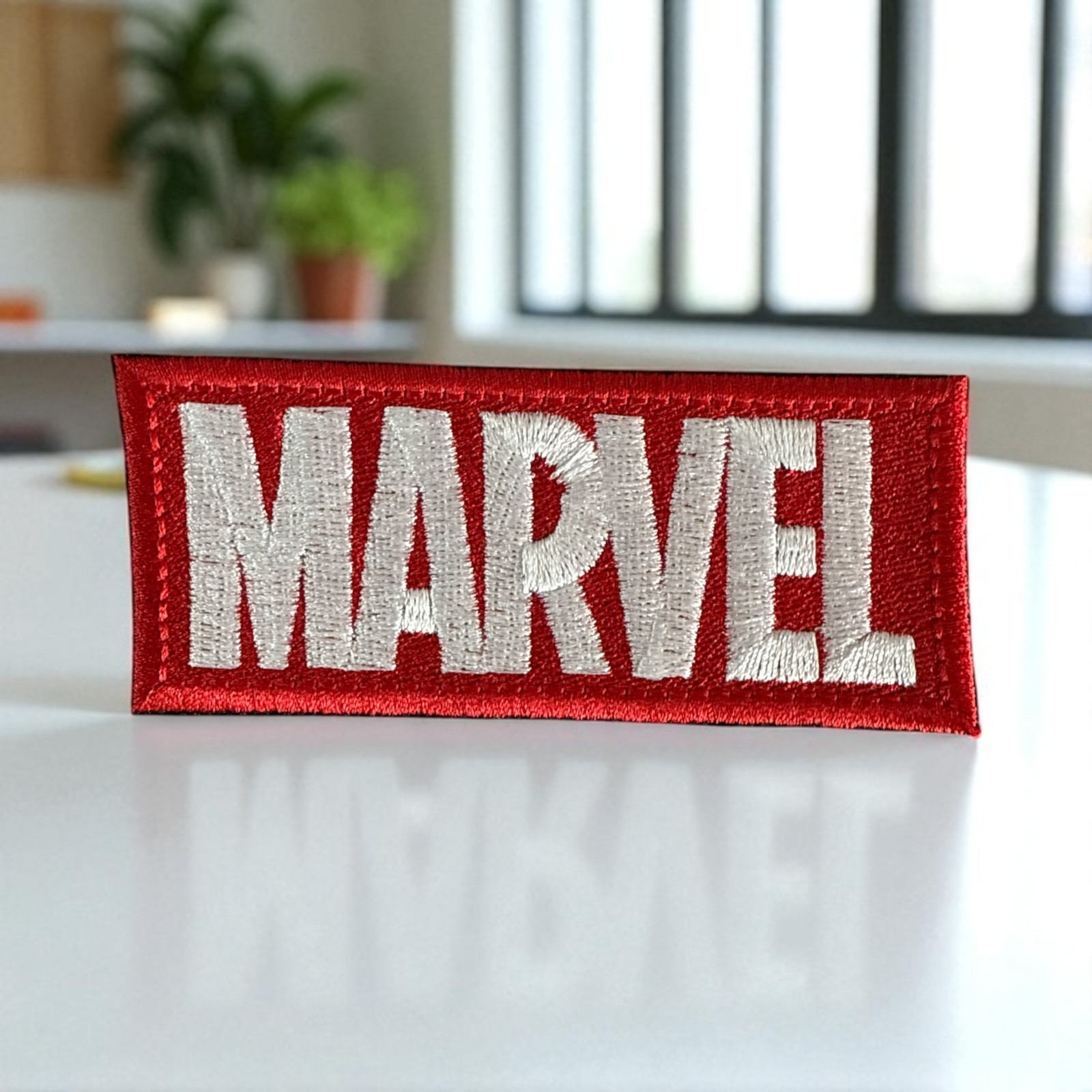 Marvel Logo Embroidery Patch 2" X 4" - 2.5" X 6" - 3.4" X 8.00"