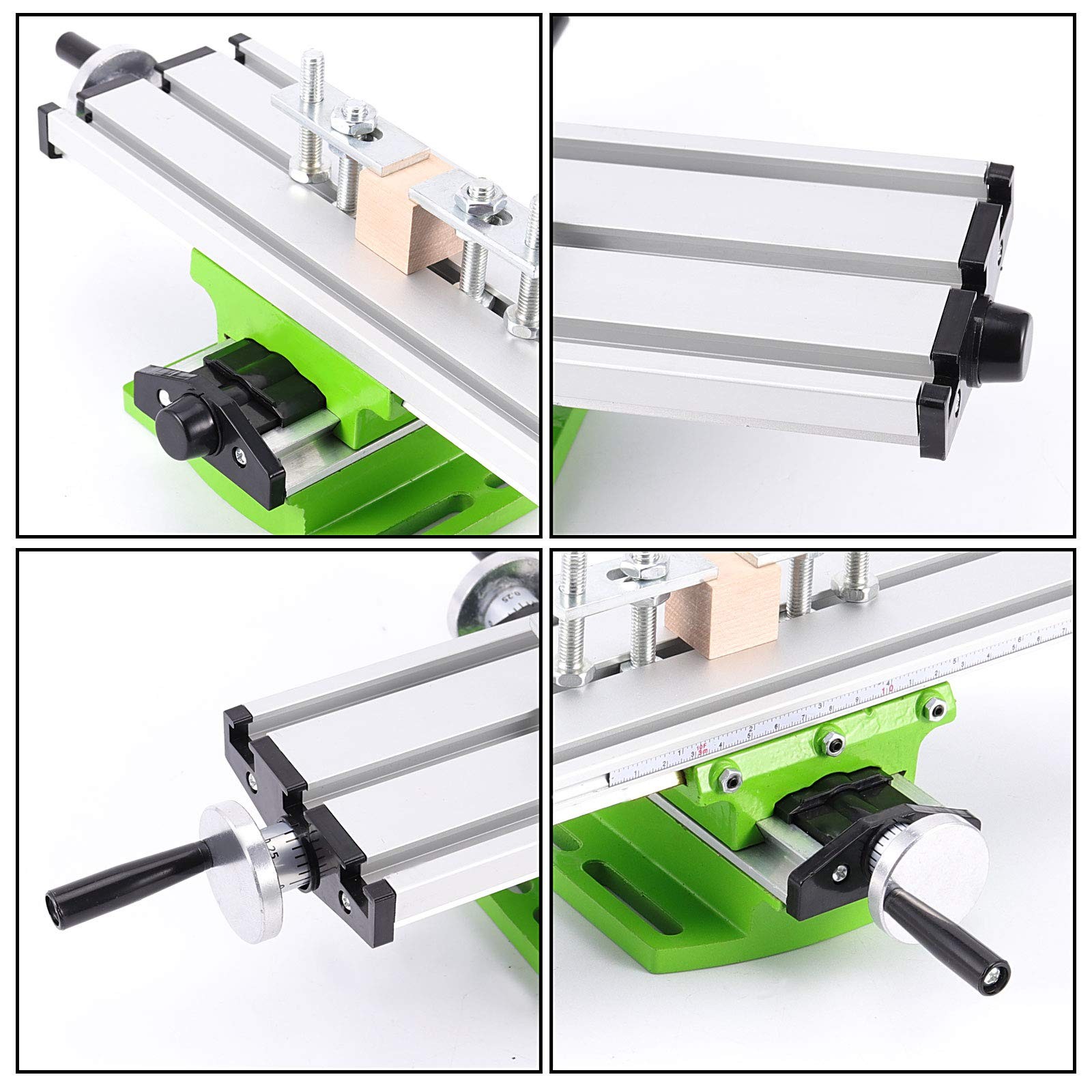 12.2 Inch Milling Machine Worktable, Precise Adjustive Multifunction Drill Vi...
