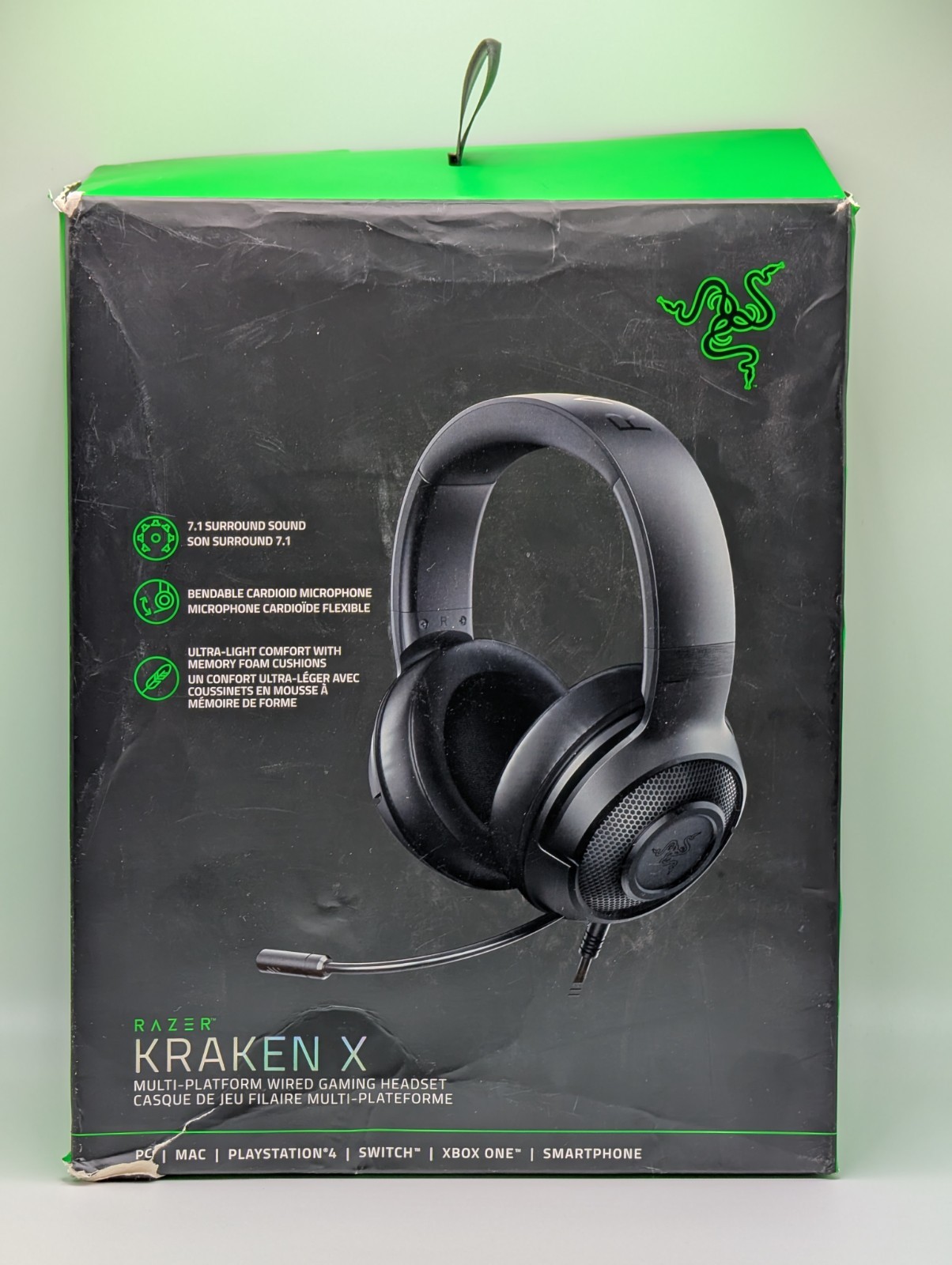 Razer Kraken X Wired Gaming Headset | Multi-Platform | RZ04-02890100-R3U1