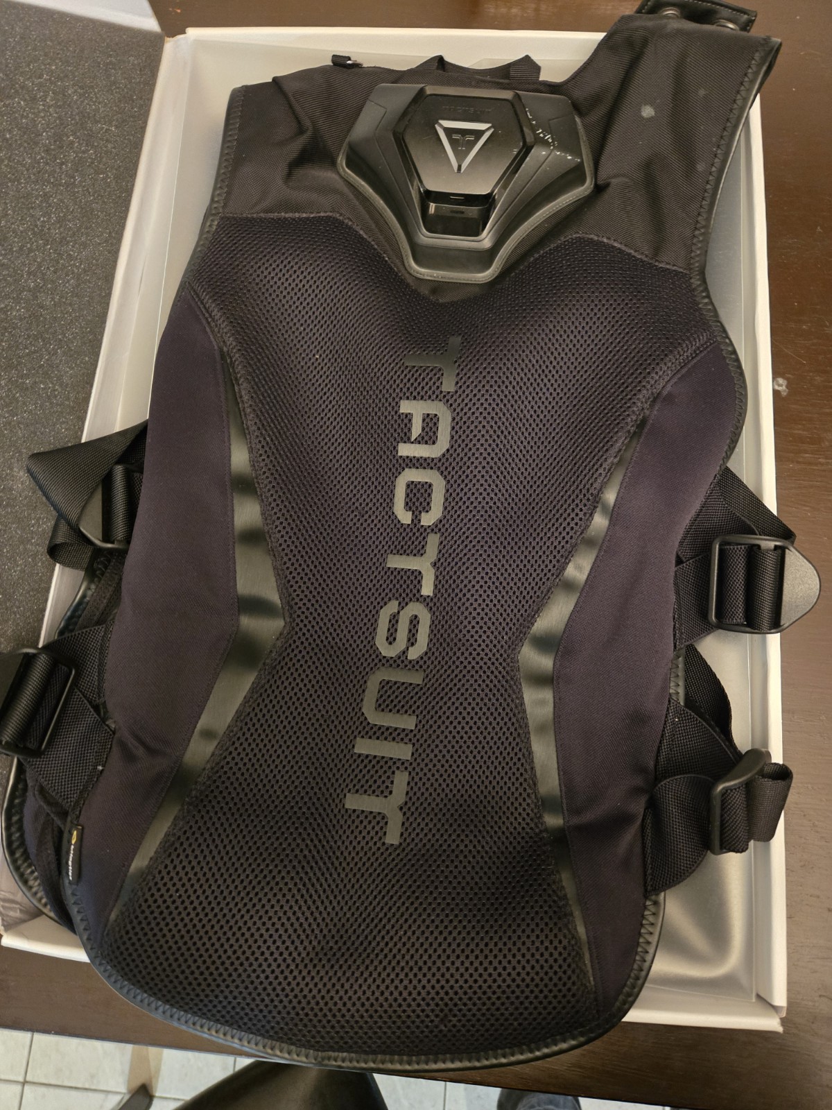 bHaptics TACTSUIT X40 Wireless Bluetooth VR Haptic Vest, Black