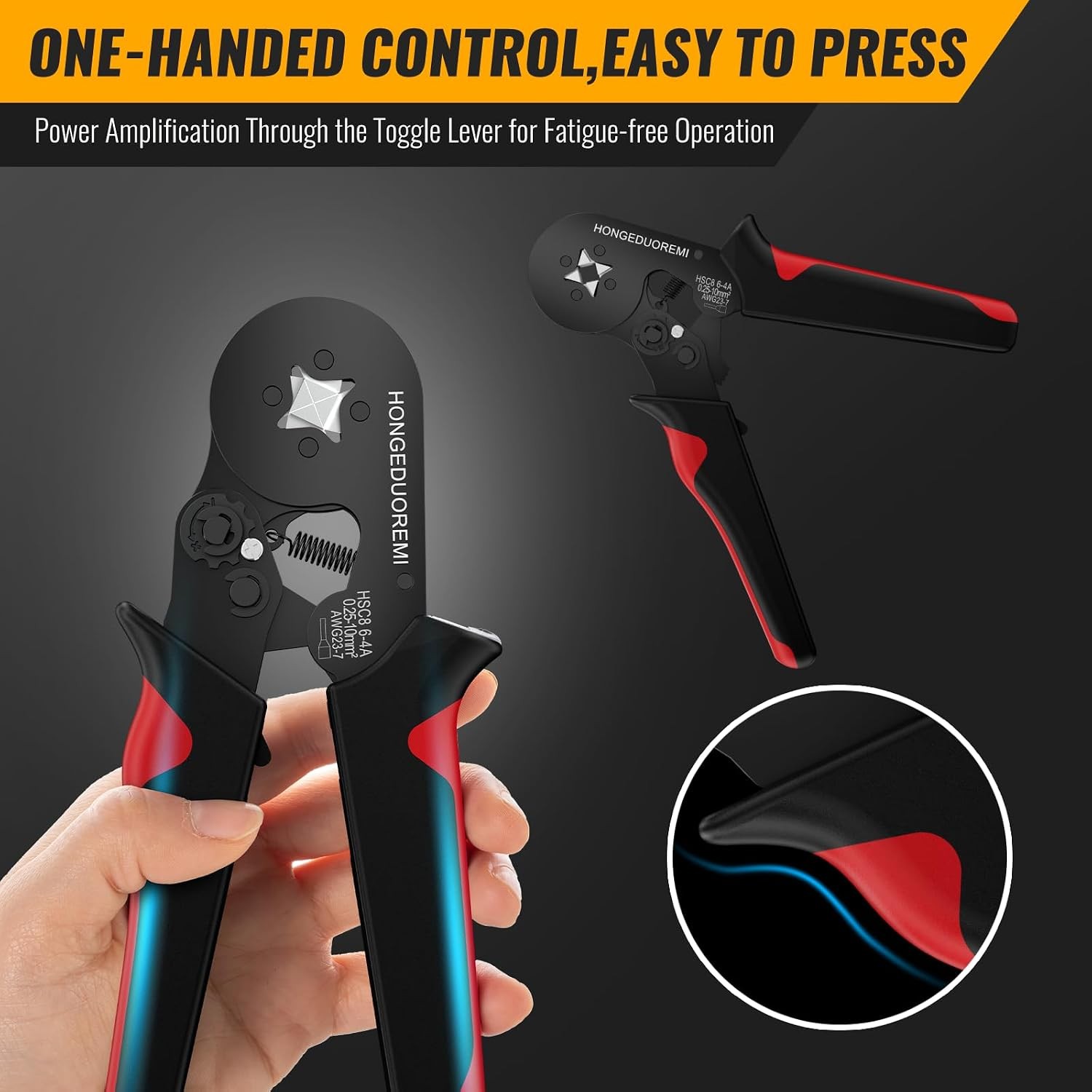 Wire Ferrule Crimping Tool Set, 1800PCS Electrical Connectors, Self-Adjustable A