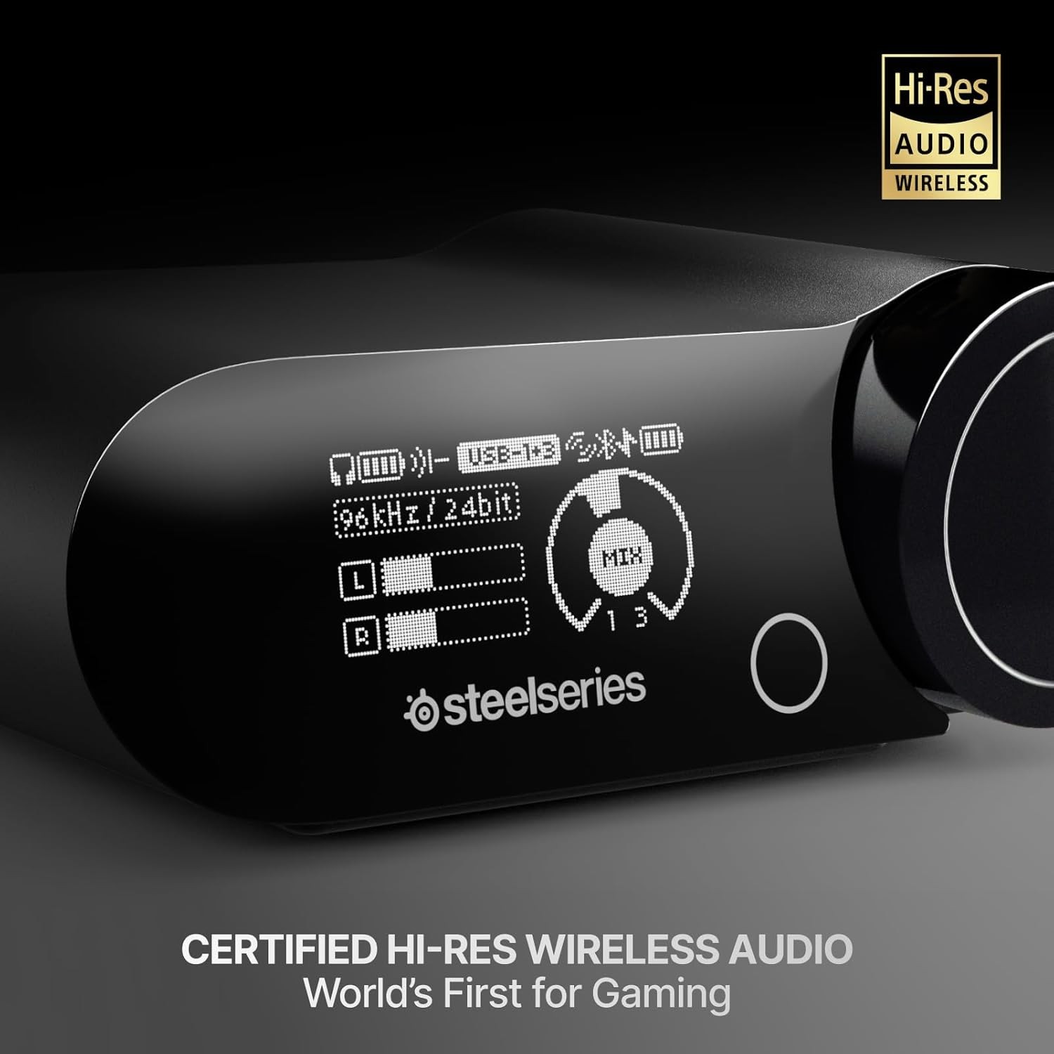 SteelSeries Arctis Nova Elite Wireless Headset Black Certified Refurbished