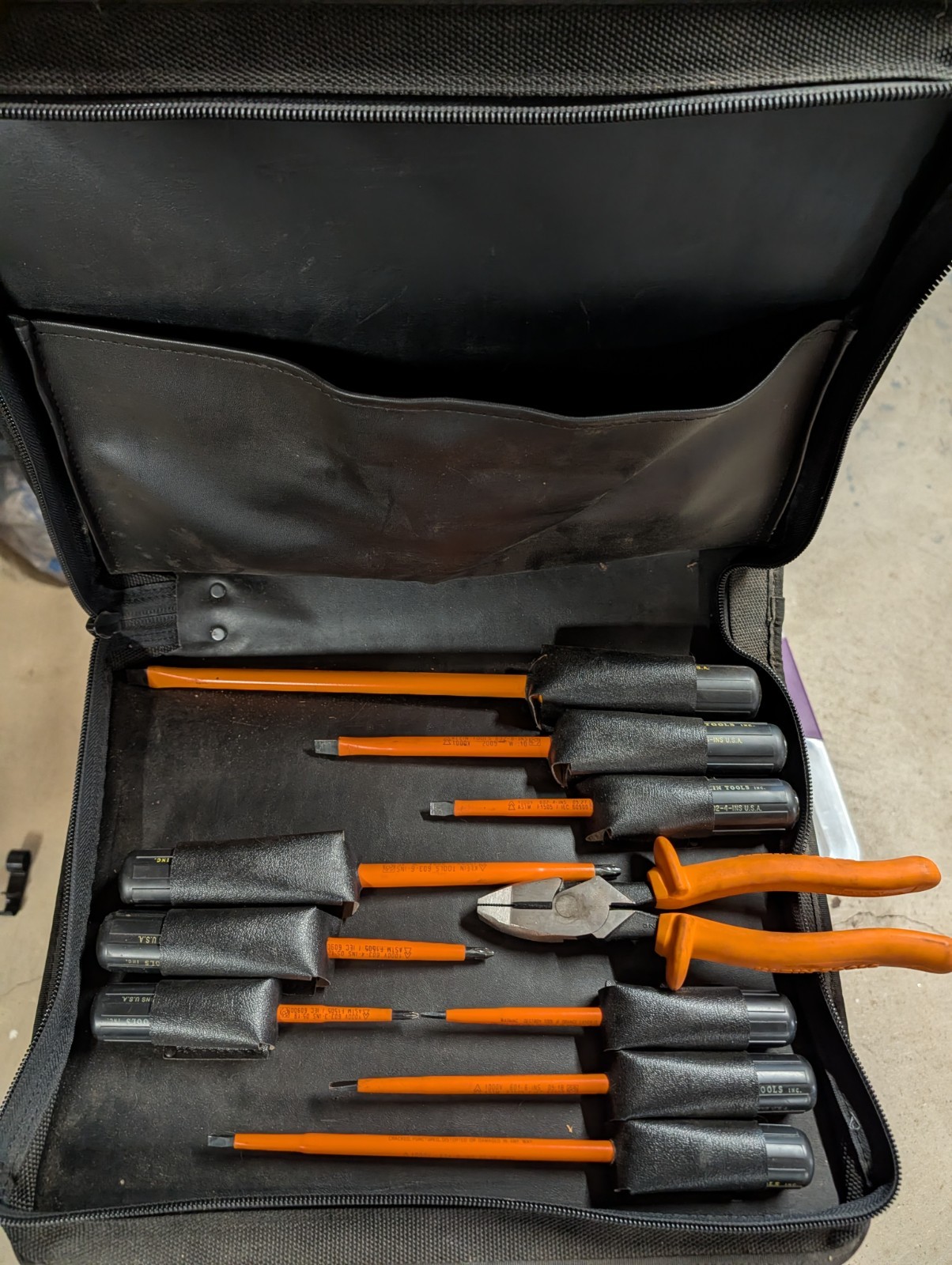 1000v Insulated Kleit Tool Set with Case