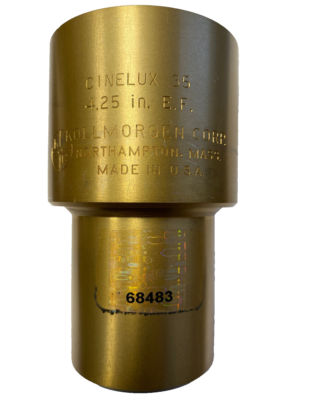 Kollmorgen Cinelux 35 FL 4.25  inches 35mm Cine Projection Lens