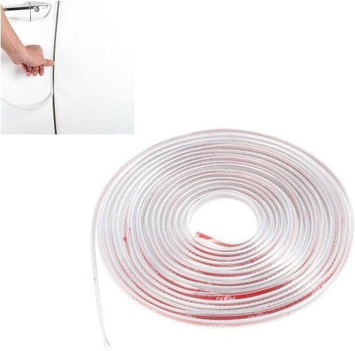 16Ft (5M) Clear Automotive Door Edge Protector Strip, No-Glue Anti-Collision Gua