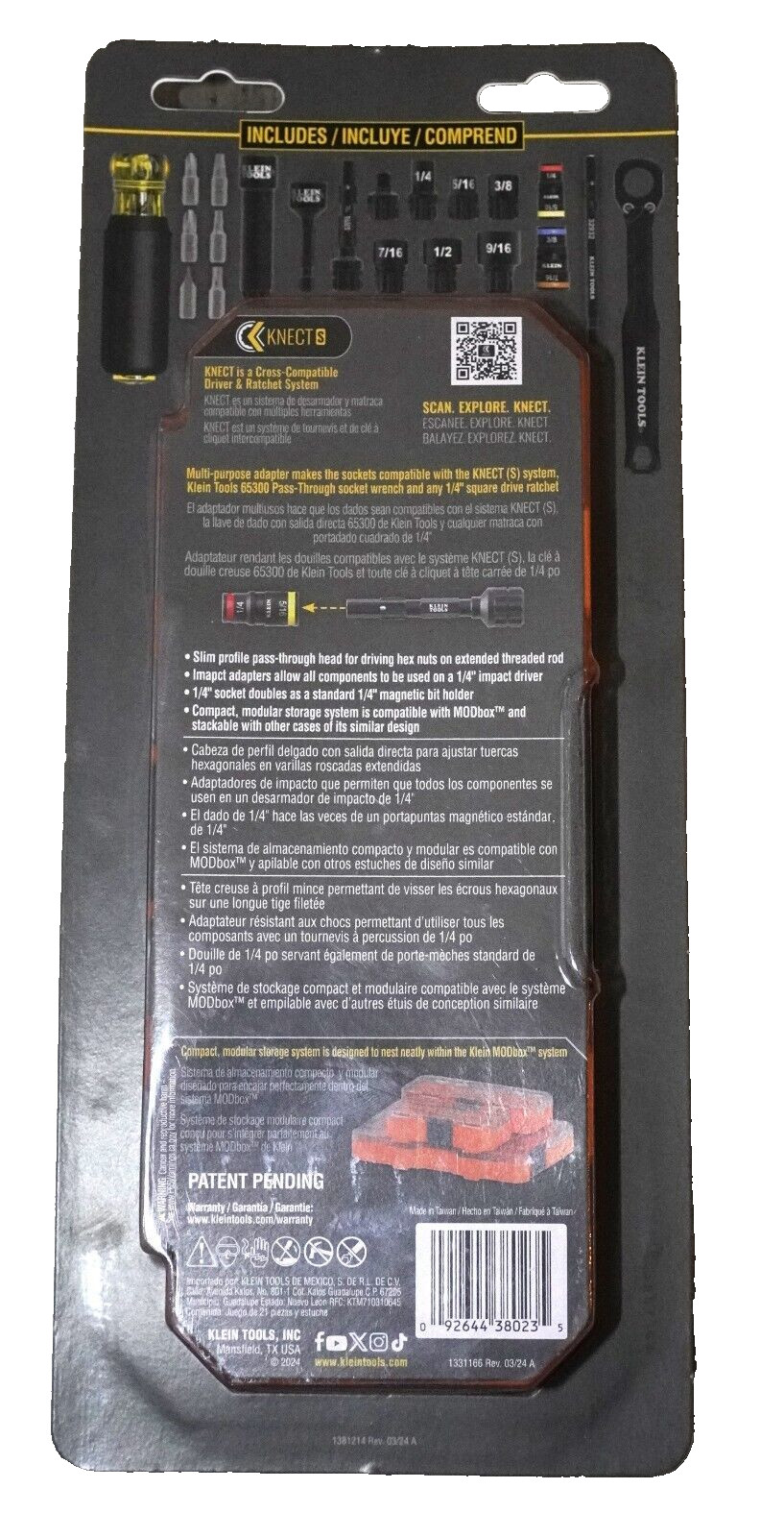 Klein Tools 21-Piece Klein Knect Starter Kit 65300KNECT