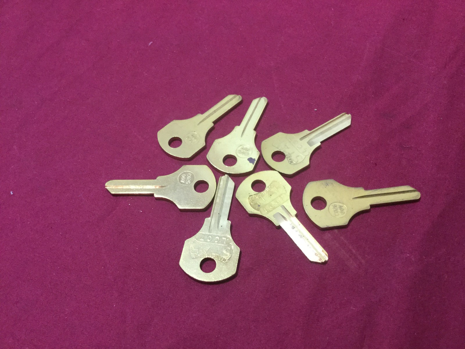Corbin by Star CO26, 6 Pin Key Blanks, Set of 7 - Locksmith